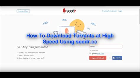 How to download torrent files directly using Seedr.cc .